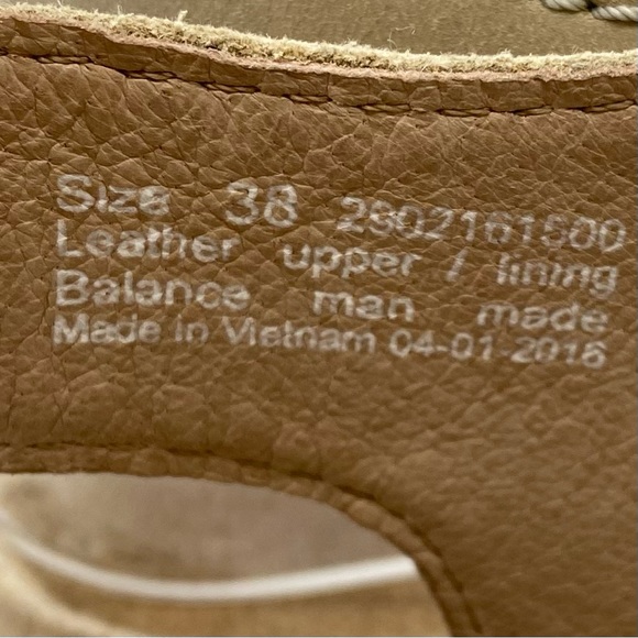 Dansko Sandals Liz Beige Leather Casual Comfort Neutral Womens Size 7.5 - Picture 7 of 11